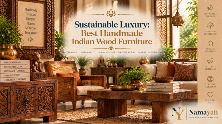 Sustainable Luxury: Best Handmade Indian Wood Furniture