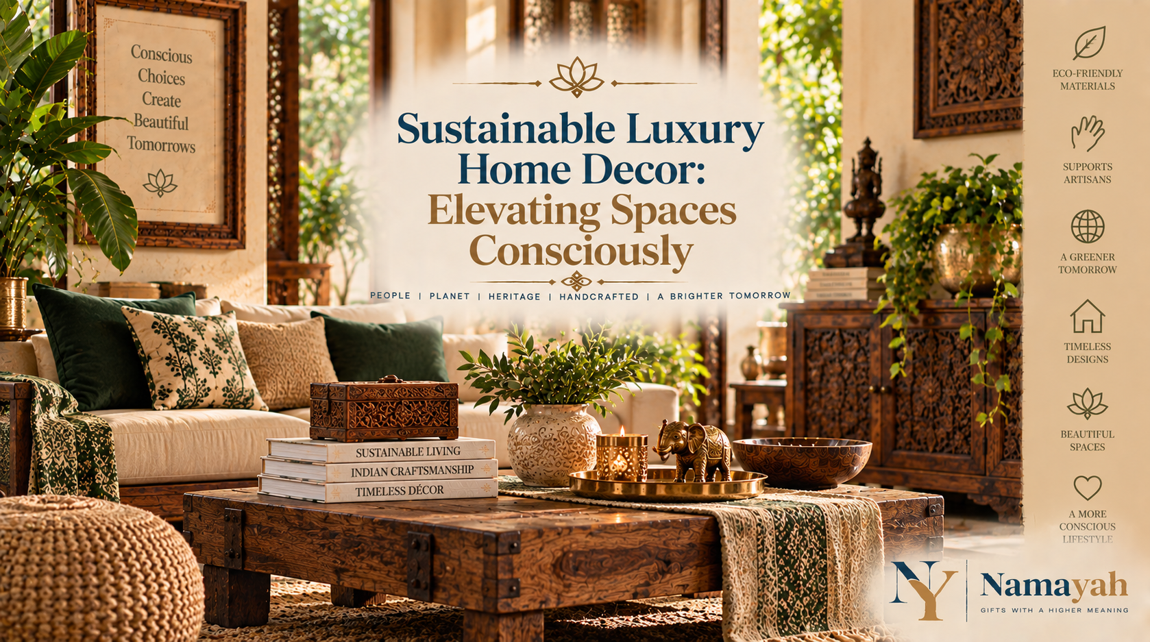 Sustainable Luxury Home Decor: Elevating Spaces Consciously