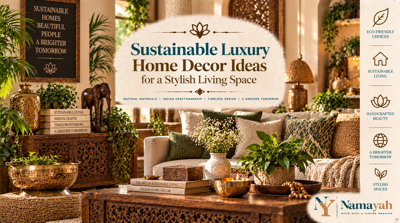 Sustainable Luxury Home Decor Ideas for a Stylish Living Space