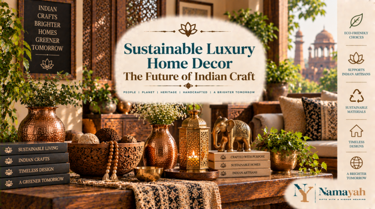 Sustainable Luxury Home Decor: The Future of Indian Craft