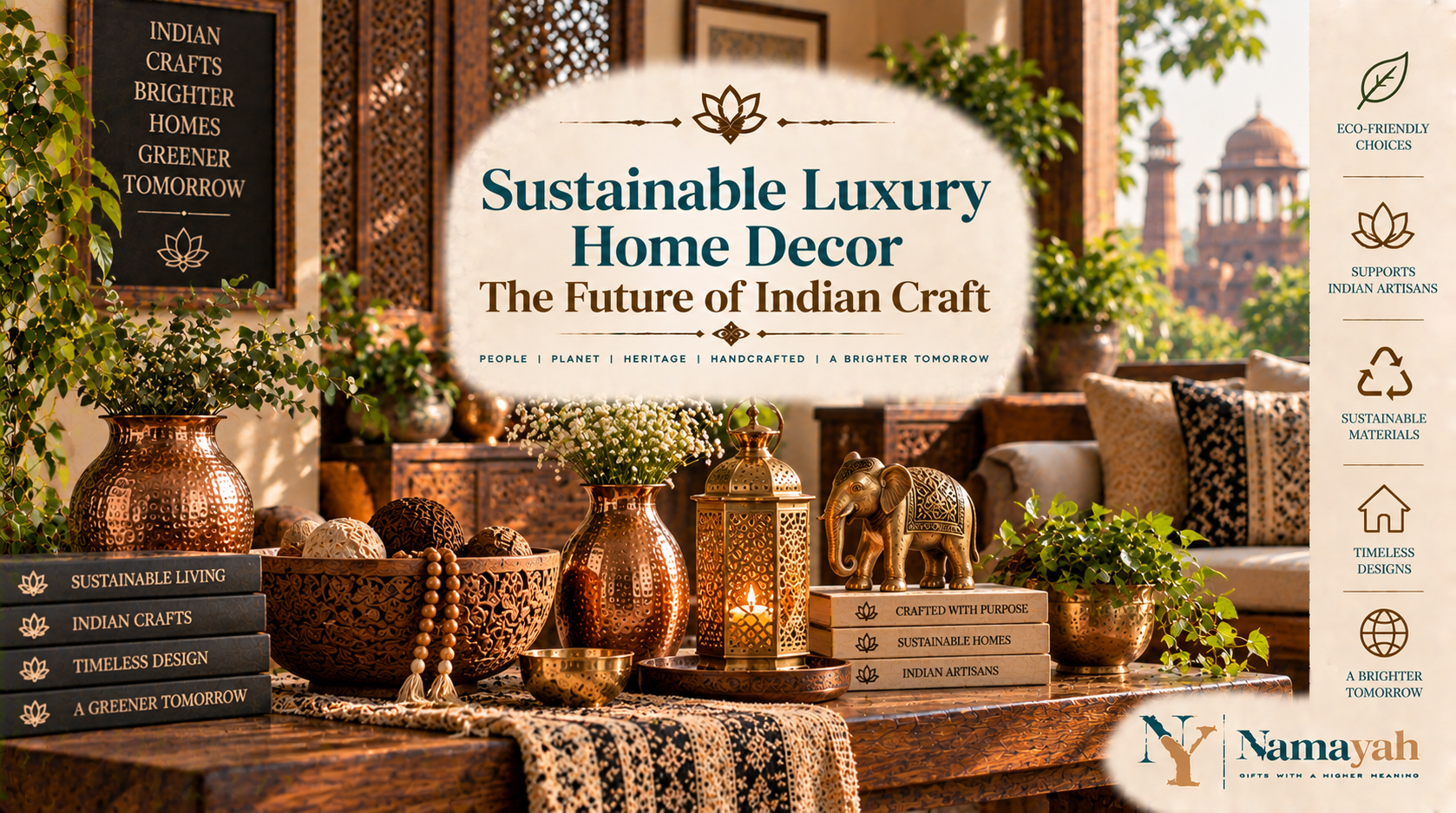 Sustainable Luxury Home Decor: The Future of Indian Craft