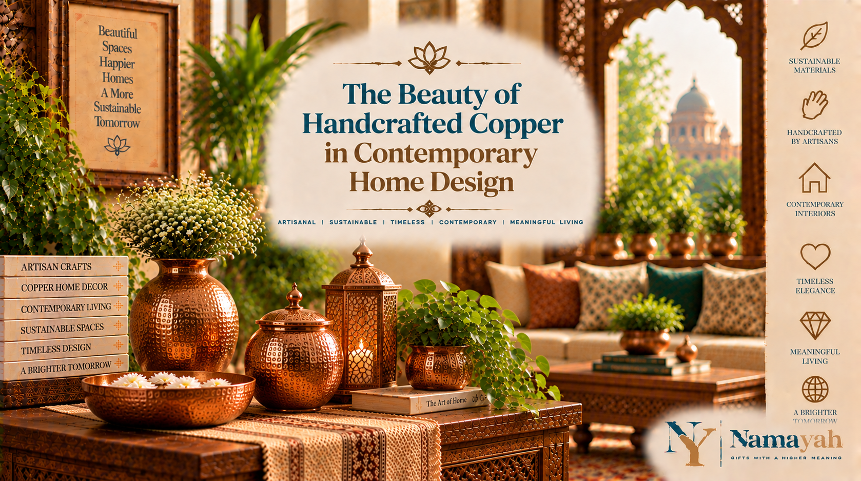 The Beauty of Handcrafted Copper in Contemporary Home Design