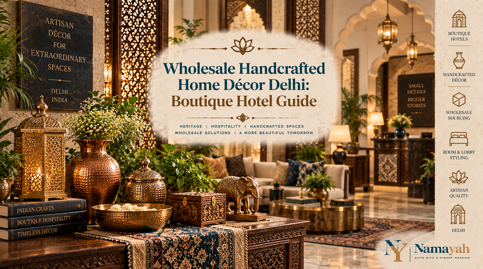 Wholesale Handcrafted Home Décor Delhi: Boutique Hotel Guide