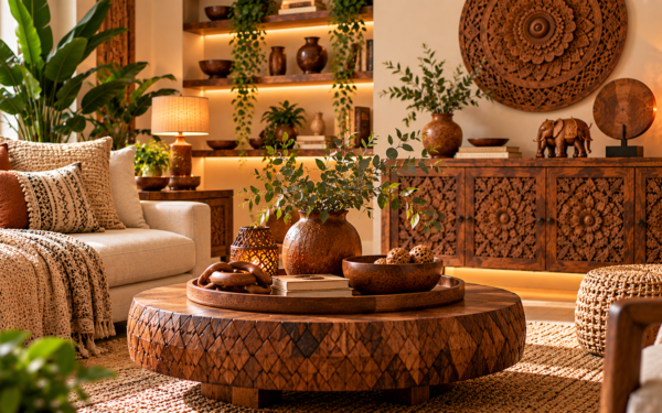 Wood Decor for Warm Layered Interiors