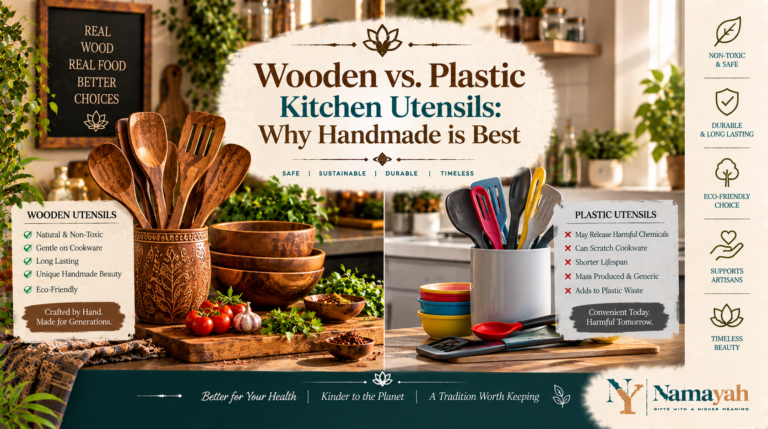 Wooden vs. Plastic Kitchen Utensils: Why Handmade is Best