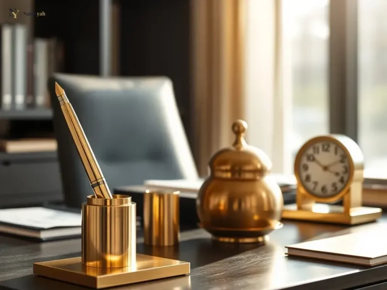 Handcrafted Brass Decor: Elevating Your Office Style