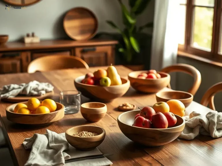 Styling Handmade Wooden Serveware for Elegant Home Dining