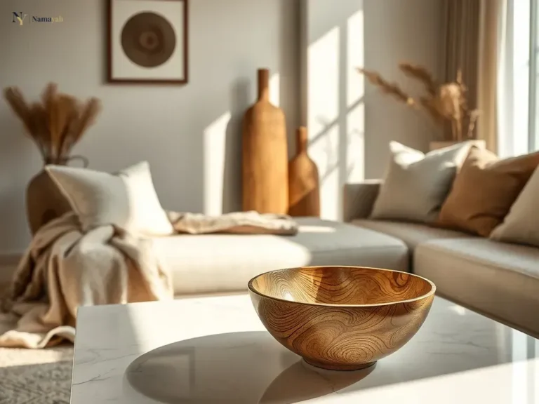 Styling Artisanal Wooden Decor for a Sophisticated Home