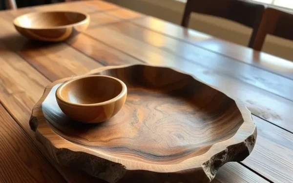 Artisan wooden serveware care