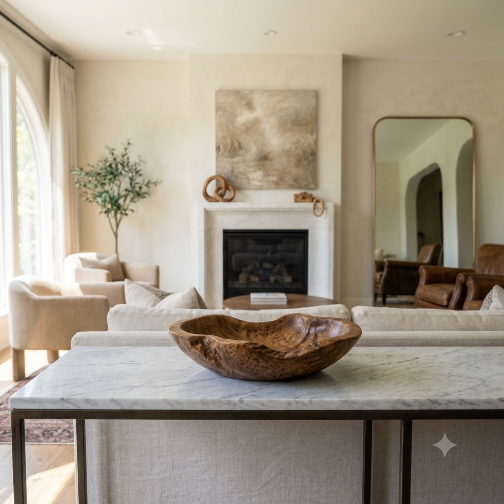 Styling Handcrafted Wooden Decor for a Modern Luxury Home