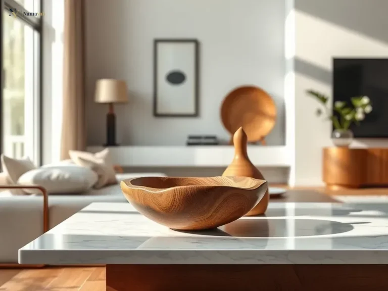 Styling Artisanal Wooden Home Accents for Modern Elegance