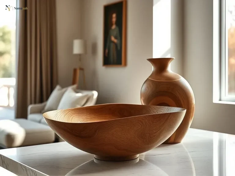 Styling Artisanal Wooden Home Decor for Elegant Living