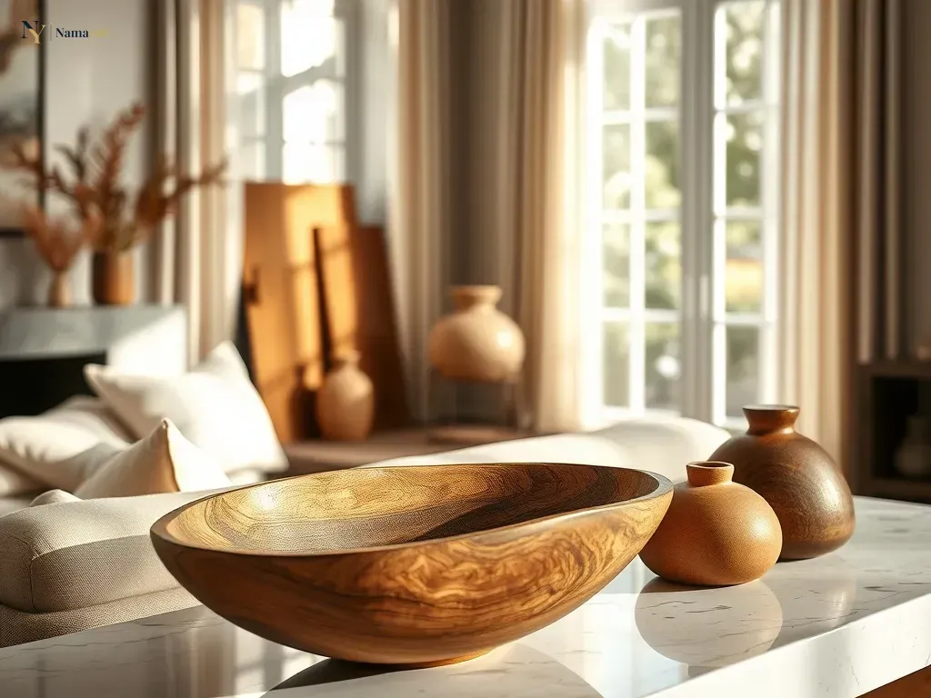 Styling Artisan Wooden Decor for a Sophisticated Home