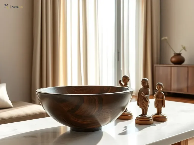 Styling Handmade Wooden Decor for an Elegant Indian Home