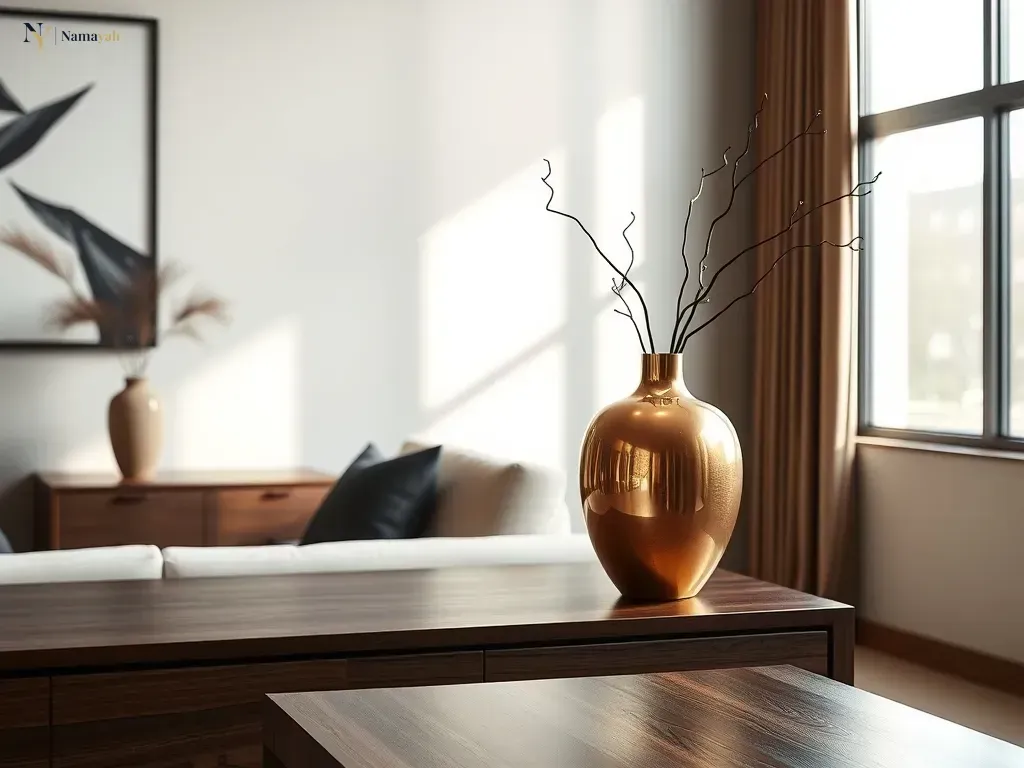 Styling Luxury Brass Home Accents for a Modern Home
