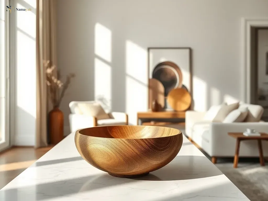 Styling Artisan Wooden Decor for a Sophisticated Home