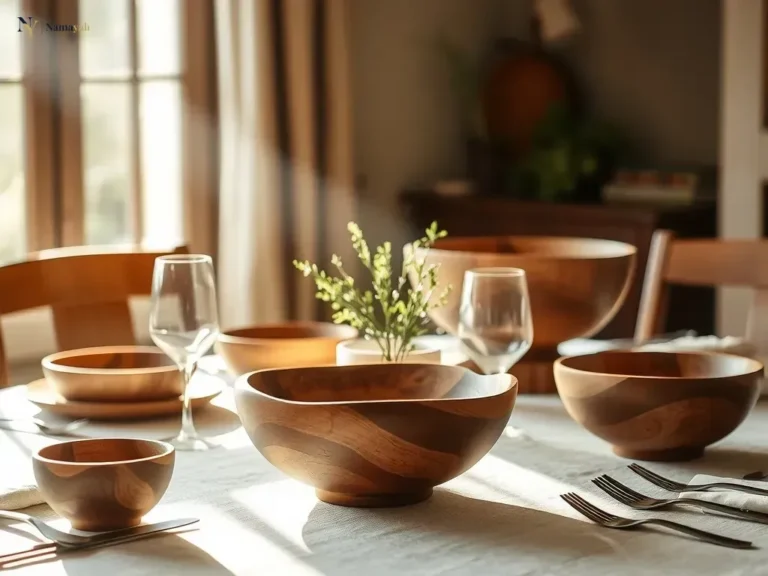Styling Artisan Wooden Serveware for Elegant Home Dining