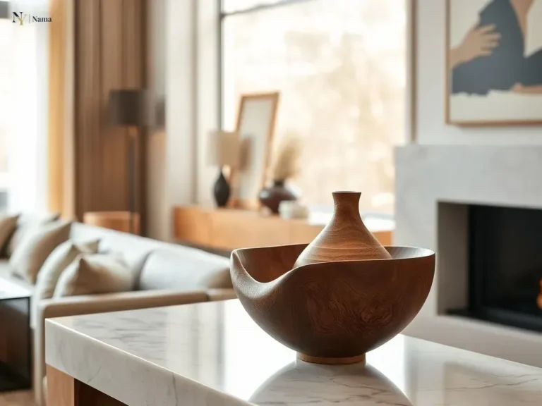 Styling Artisan Wooden Decor for a Sophisticated Home