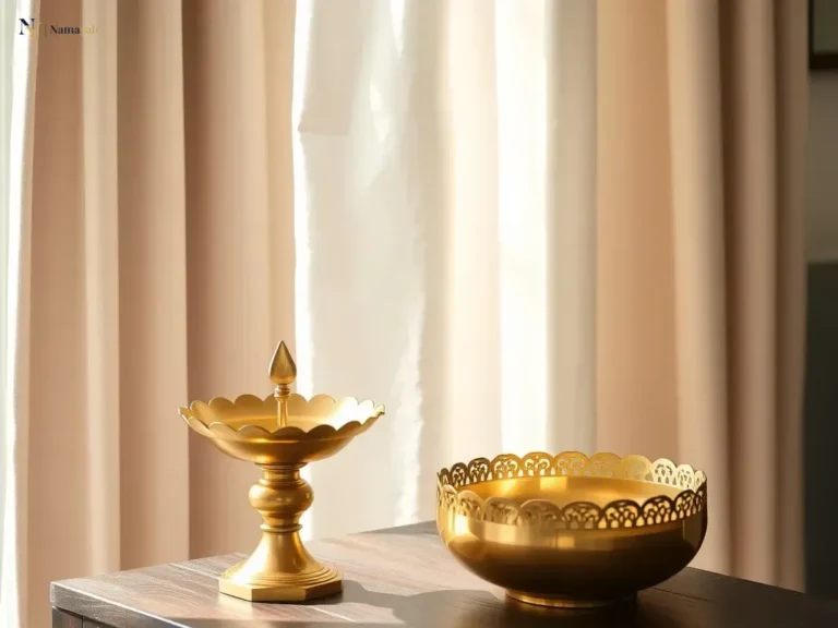 Styling Brass Home Accents for a Timeless Indian Aesthetic