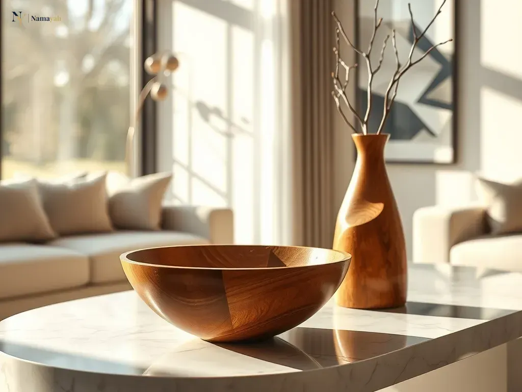 Styling Wooden Home Decor Pieces for an Elegant Interior