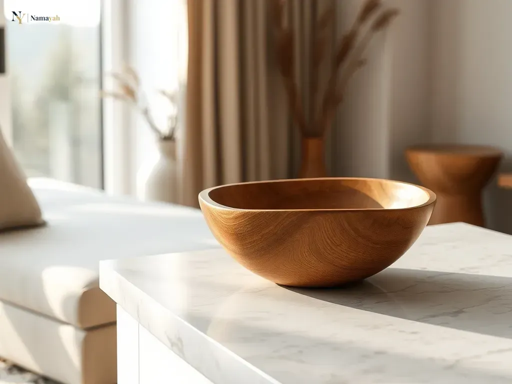 Styling Artisan Wooden Decor for a Sophisticated Home